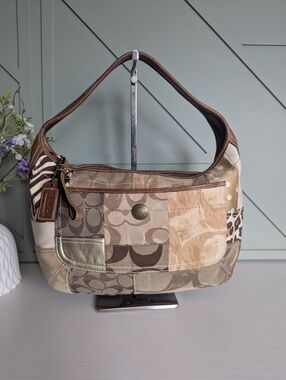 Coach Vintage  Ergo Signature Patchwork Hobo Bag,